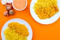 Indian Style Vegetarian Tarka Dal With Pillau Rice Royalty Free Stock Photo