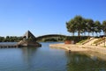 Indian summer on CrÃÂ©teil lake, France