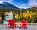 Indian summer in Rocky Mountains Royalty Free Stock Photo