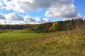 Indian summer. Russian open spaces. Royalty Free Stock Photo