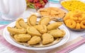 Indian Sweet Food Gujia or Gujiya is a Sweet Dumpling