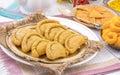 Indian Sweet Food Gujia or Gujiya is a Sweet Dumpling