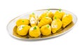 Indian Sweet Food Mango Mawa Pedha or Peda