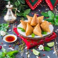 Sweet food Sweet samosa