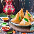 Sweet food Sweet samosa