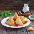 Sweet food Sweet samosa