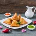 Sweet food Sweet samosa