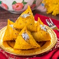 Sweet food Sweet samosa