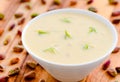 Indian dessert- kesar pista basundi Royalty Free Stock Photo