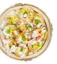 Indian Sweet And Spicy Chaat item Dahi Puri Royalty Free Stock Photo