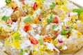 Indian Sweet And Spicy Chaat item Dahi Puri Royalty Free Stock Photo