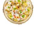 Indian Sweet And Spicy Chaat item Dahi Puri Royalty Free Stock Photo