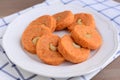 Indian Sweets - Carrot barfi Royalty Free Stock Photo
