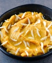 Indian sweets - ghee laden Badam halwa Royalty Free Stock Photo