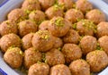 Indian sweets - mai ka laddoo or pinni Royalty Free Stock Photo