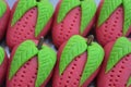 Indian Sweets Strawberry barfi