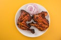 Indian tandoori chicken or chicken barbecue Royalty Free Stock Photo