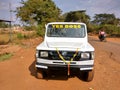 Indian Taxi white colour