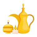 Indian tea pot Royalty Free Stock Photo