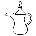 Indian tea pot Royalty Free Stock Photo