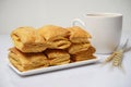 Indian Tea Time Breakfast Khari Also Know as Kharee Royalty Free Stock Photo
