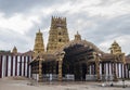 Indian temple with beautiful architecture Royalty Free Stock Photo