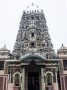 Indian temple with beautiful architecture Royalty Free Stock Photo