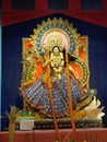 Indian temple dev Devi image. Royalty Free Stock Photo