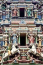 Indian temple with hindu gods