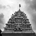 Indian Temple - Monochromatic