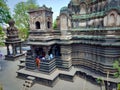 Indian temple structure outside area