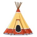 Indian tent Royalty Free Stock Photo