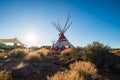 Indian tent in West Rim, Grand Canyon, Arizona, USA