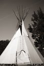 Indian tepee tent Royalty Free Stock Photo