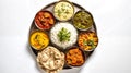 Indian Thali Assorted vegetarian meze