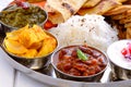 Indian Thali-Punjabi meal Royalty Free Stock Photo