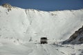 Indian and tibetan drive car and truck on Khardung La Road in Himalaya mountain at Leh Ladakh in Jammu and Kashmir, India