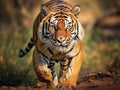 Indian tiger Made With Generative AI illustration