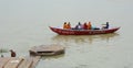 Indian tourists taking the popular boat tour