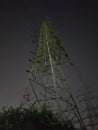 Indian tower with night image