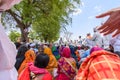 Indian traditional Bharud singing during Palkhi Festival