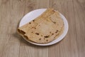 Indian Traditional Cuisine Chapati, Roti, Fulka, Indian Bread, Flatbread, Whole Wheat Flat Bread, Chapathi, Wheaten Flat Bread, Royalty Free Stock Photo