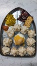 An Indian Traditional Dish or Thali With Modak