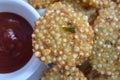 Indian Sabudana vada / Sago Cutlets.