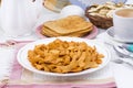 Indian Healthy Deep Fried Soya Chips Tea time Snack Royalty Free Stock Photo