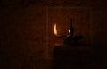 Indian Traditional Oil Lamp Royalty Free Stock Photo