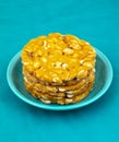 Indian Traditional Popular Sweet Food Chikki