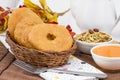 Indian Traditional Sweet Kachori Royalty Free Stock Photo