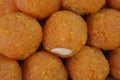 Indian Sweets Motichoor ladoo or laddu Royalty Free Stock Photo