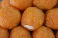 Indian Sweets Motichoor ladoo or laddu Royalty Free Stock Photo